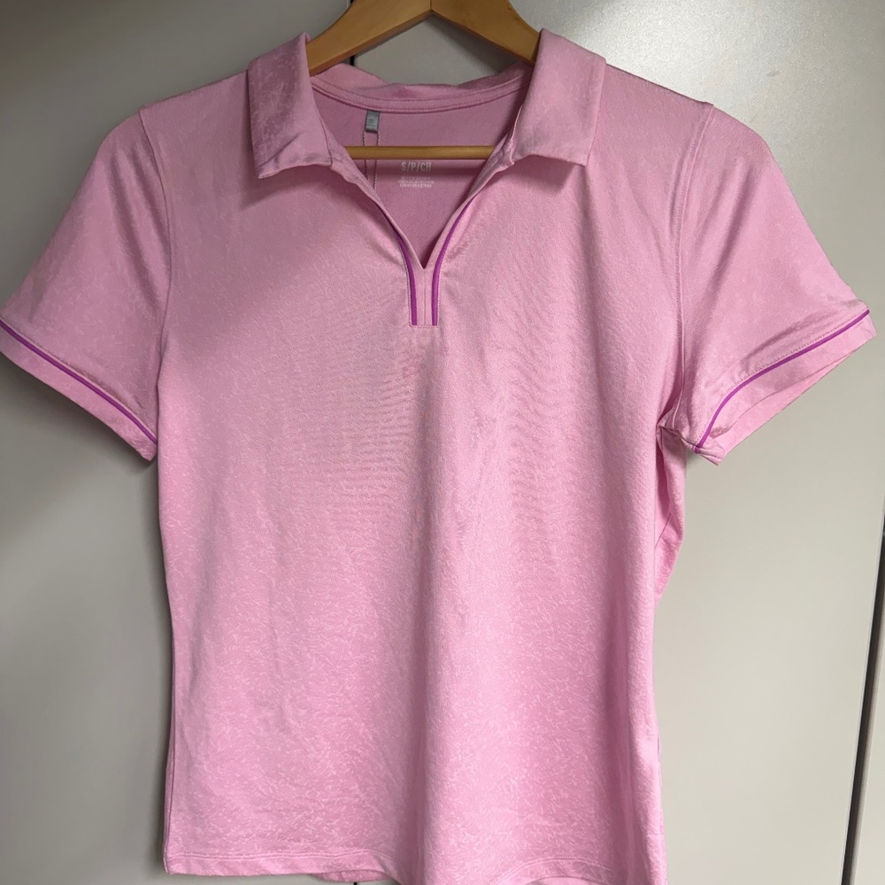 Pink UnderArmor Polo